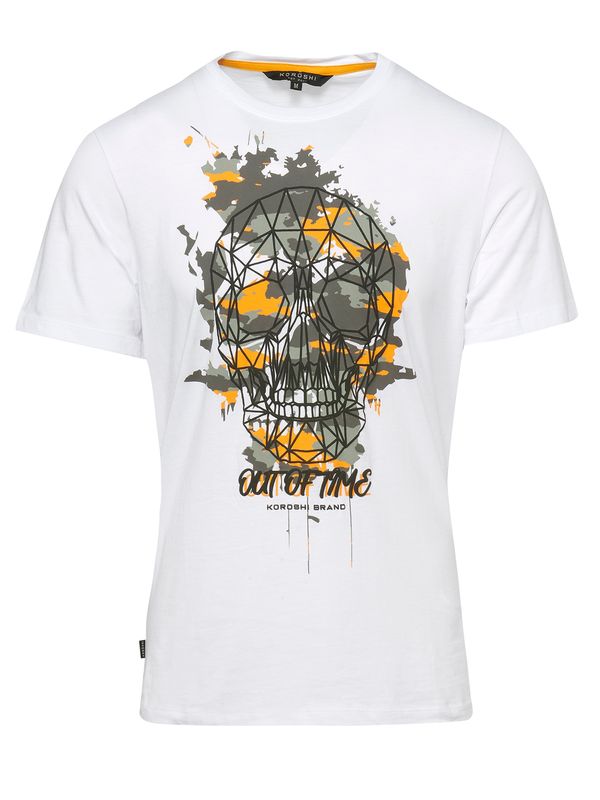 KOROSHI KOROSHI Тениска  пъстро / бяло