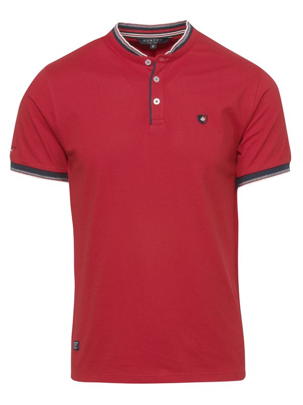 KOROSHI KOROSHI Тениска  синьо / червено / бяло