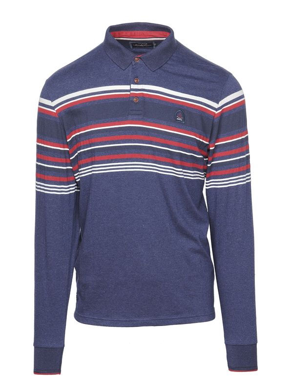 KOROSHI KOROSHI Тениска  синьо / червено / бяло