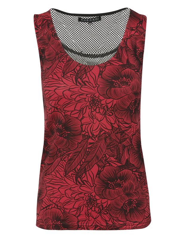 KOROSHI KOROSHI Топ  червено / черно