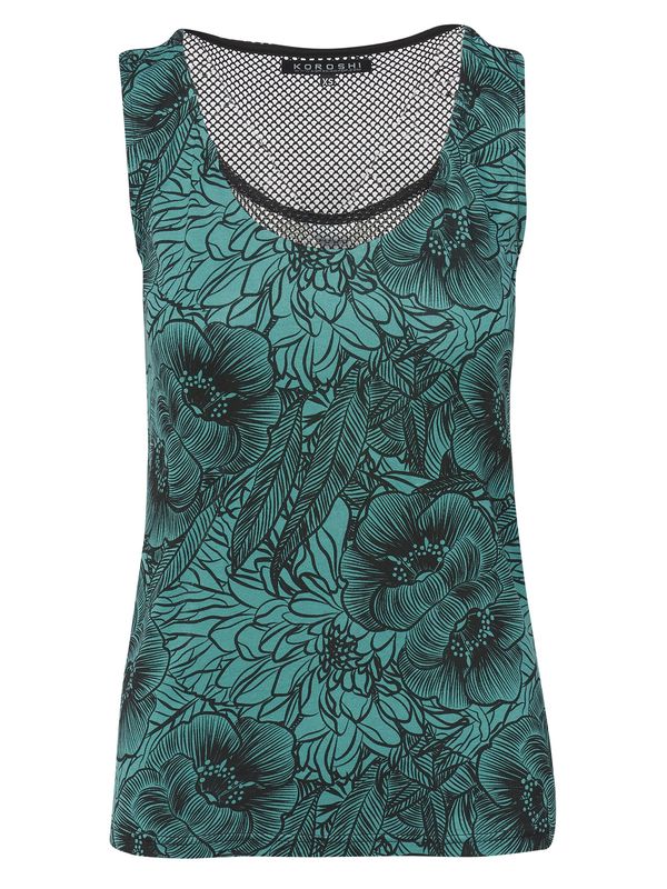 KOROSHI KOROSHI Топ  мента / черно