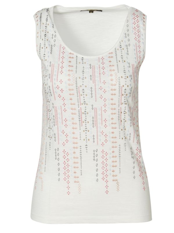 KOROSHI KOROSHI Топ  пъстро / бяло