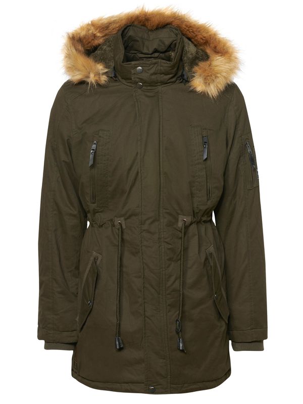 KOROSHI KOROSHI Зимна парка  бежово / зелено