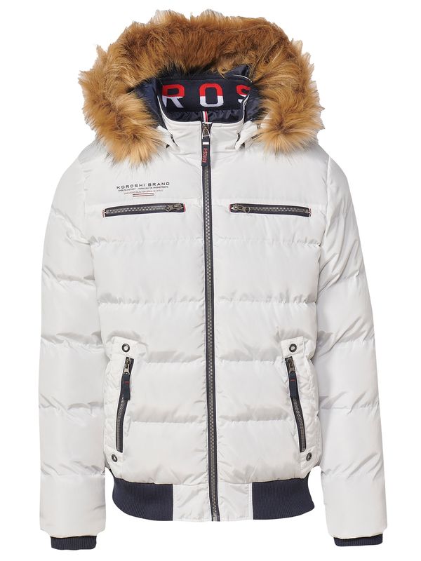 KOROSHI KOROSHI Зимно яке  мръсно бяло