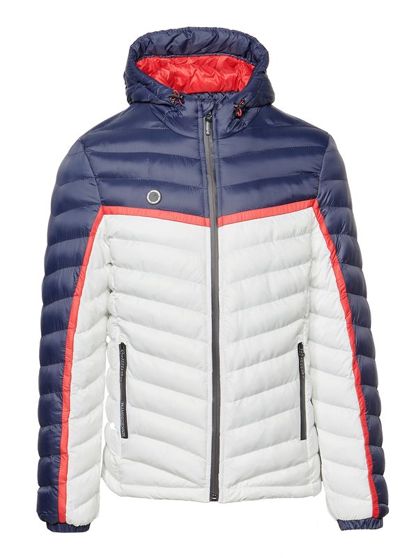 KOROSHI KOROSHI Зимно яке  нейви синьо / оранжево / мръсно бяло