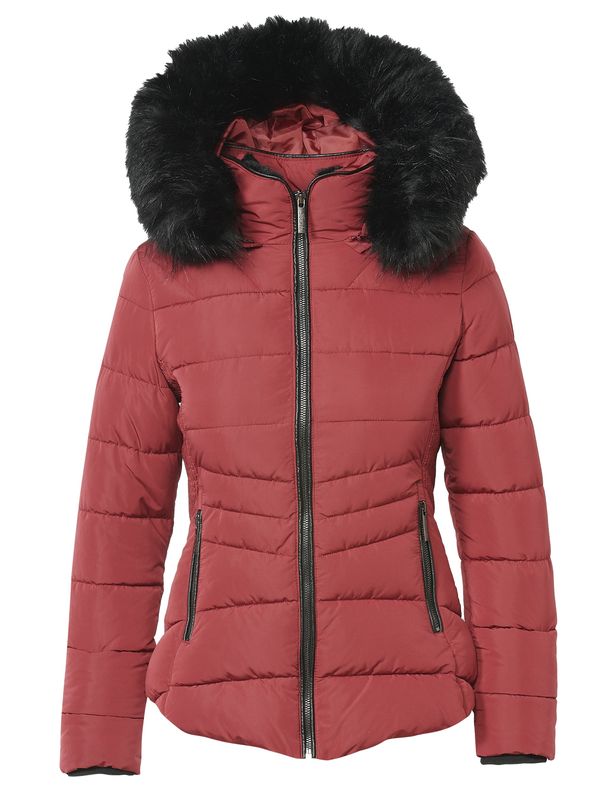 KOROSHI KOROSHI Зимно яке  тъмночервено / черно