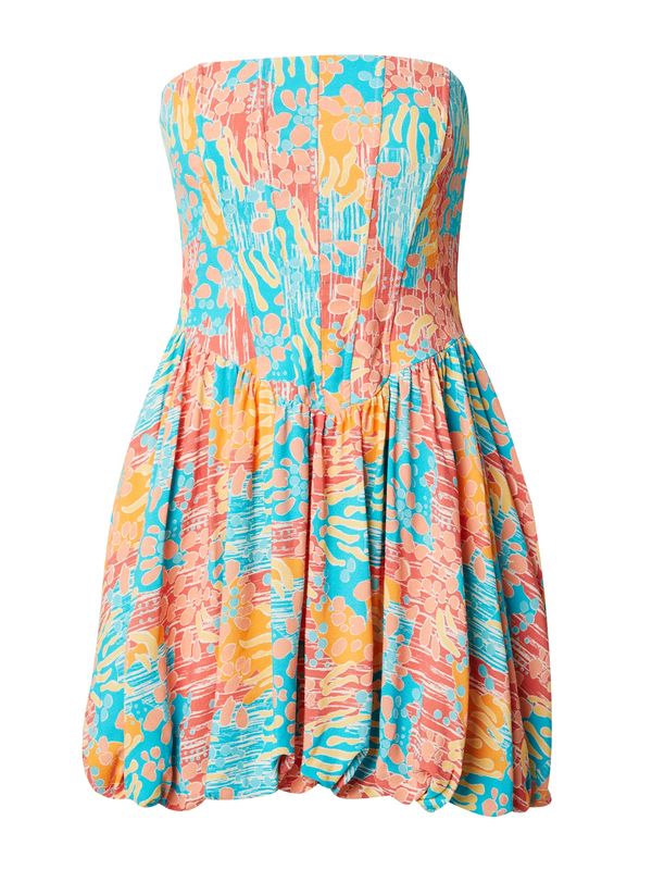 Koton Koton Рокля  синьо / жълто / оранжево / розово