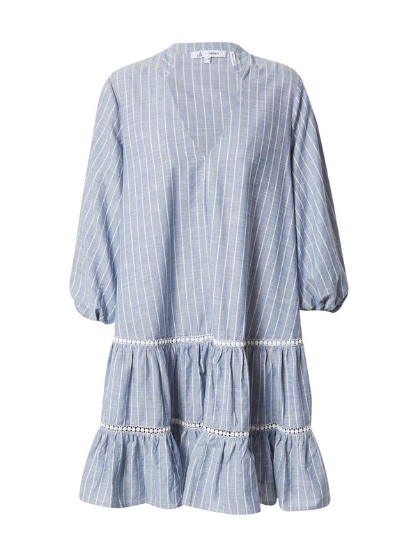 Koton Koton Рокля тип риза  морскосиньо / бяло