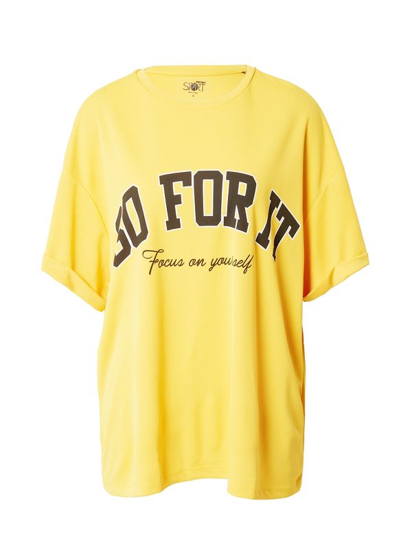 Koton Koton Тениска  жълто / черно / бяло