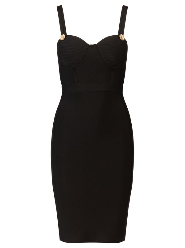 Kraimod Kraimod Рокля с права кройка  черно