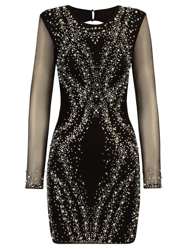 Kraimod Kraimod Рокля за коктейл  черно / сребърно