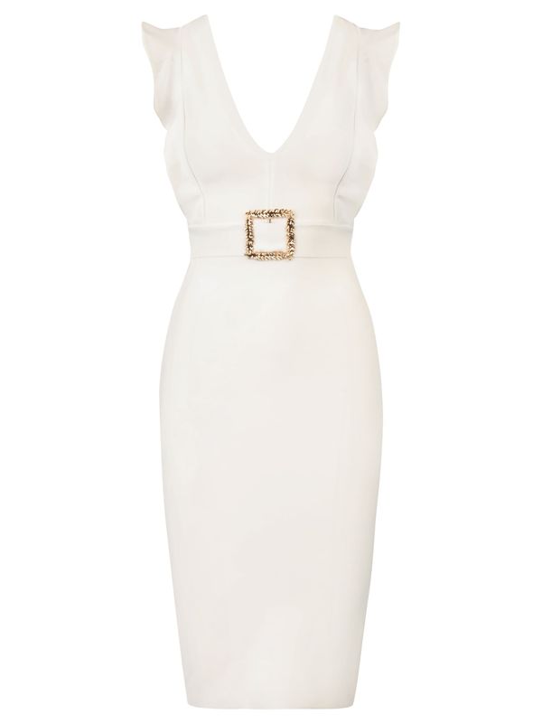 Kraimod Kraimod Рокля  злато / бяло