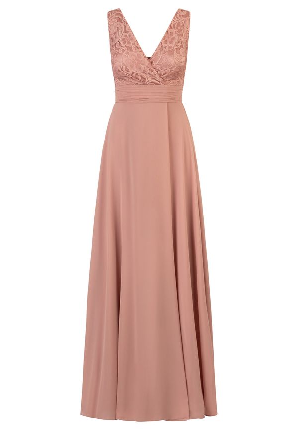 Kraimod Kraimod Вечерна рокля  бежово / пепел от рози