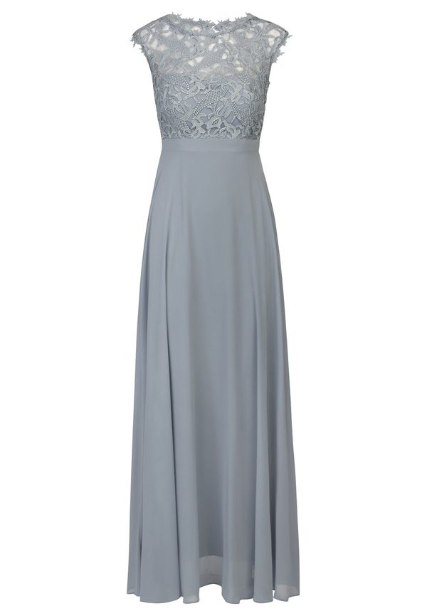 Kraimod Kraimod Вечерна рокля  опушено синьо