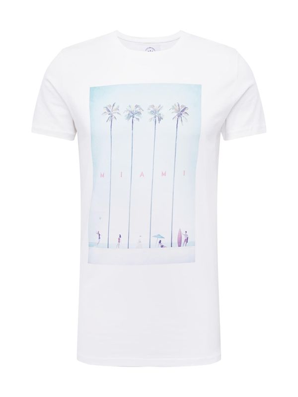 Kronstadt Kronstadt Тениска  светлосиньо / бледорозово / бяло