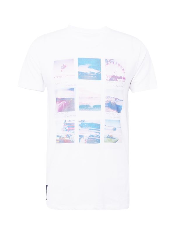 Kronstadt Kronstadt Тениска 'Timmi'  синьо / зелено / розово / бяло