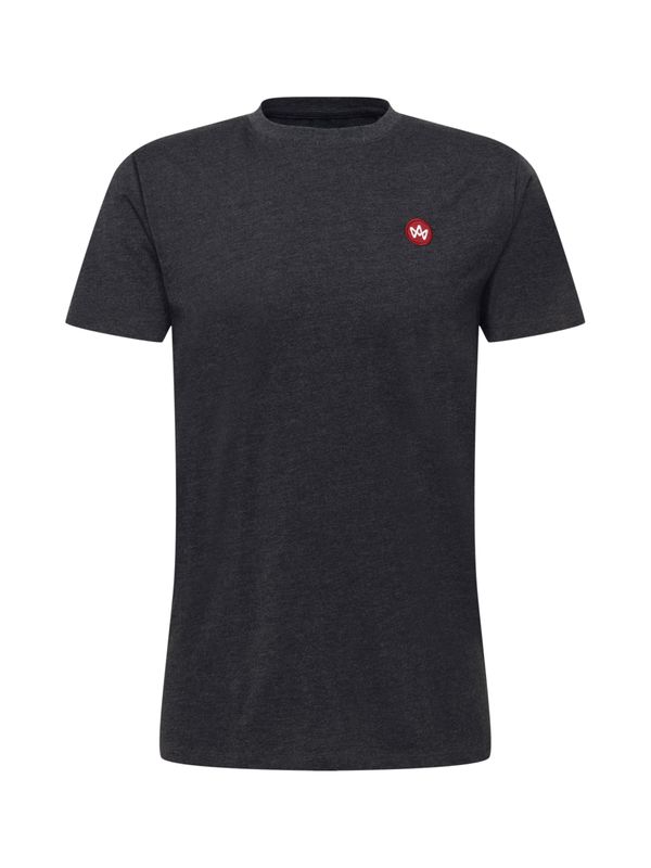 Kronstadt Kronstadt Тениска 'Timmi'  сиво / червено / бяло