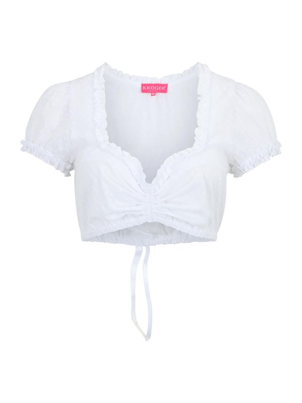 Krüger Madl Krüger Madl Блуза в традиционен стил  бяло