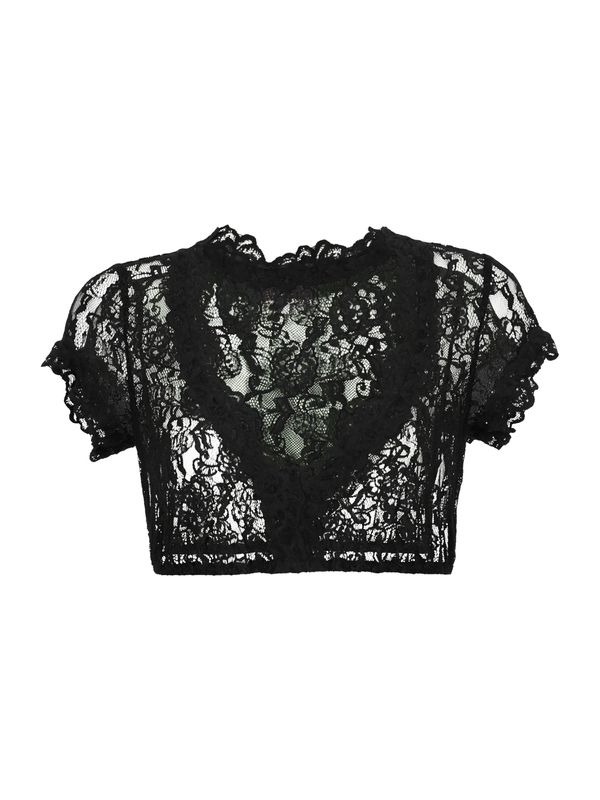 Krüger Madl Krüger Madl Блуза в традиционен стил 'Carina'  черно