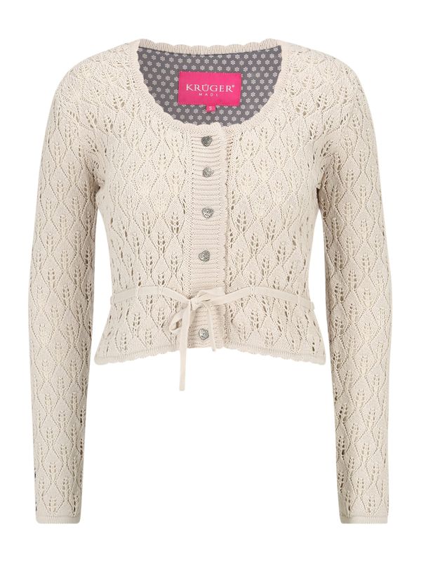 Krüger Madl Krüger Madl Плетена жилетка  естествено бяло