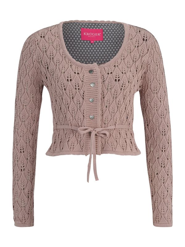 Krüger Madl Krüger Madl Плетено яке тип Janker 'Florentine'  пудра