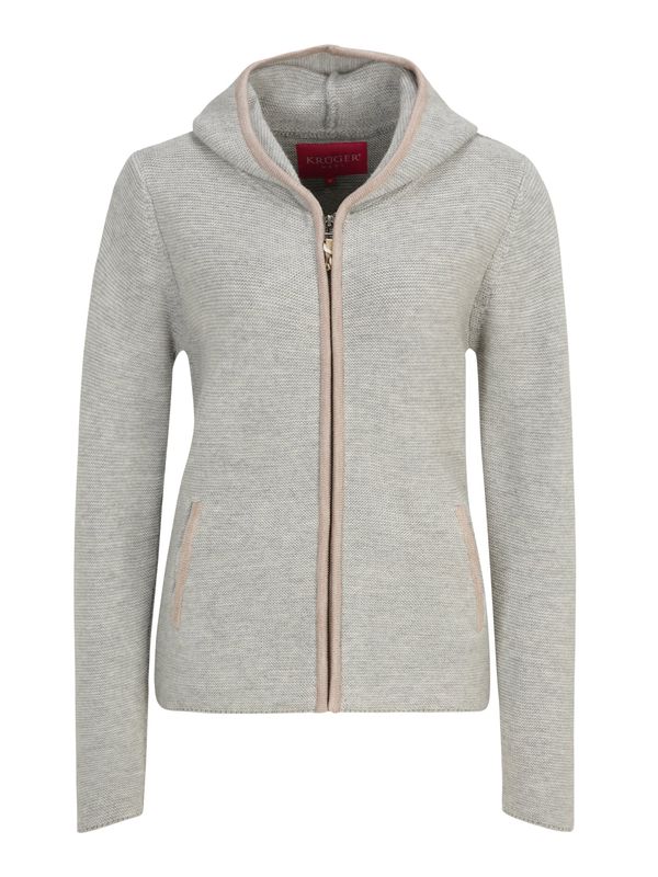 Krüger Madl Krüger Madl Плетено яке тип Janker 'Lena'  бежово меланж / светлосиво