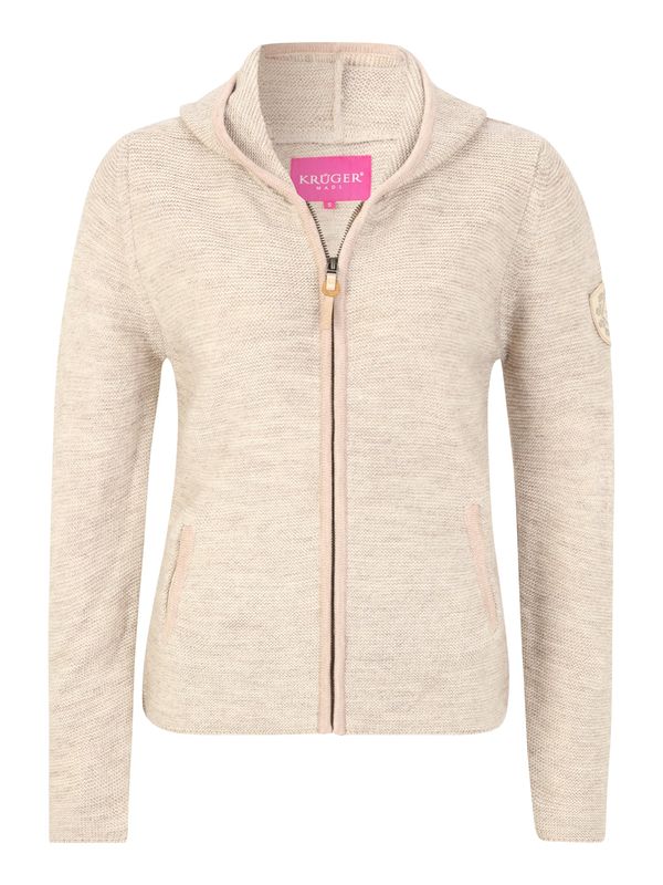 Krüger Madl Krüger Madl Плетено яке тип Janker 'Lena'  цвят "пясък"