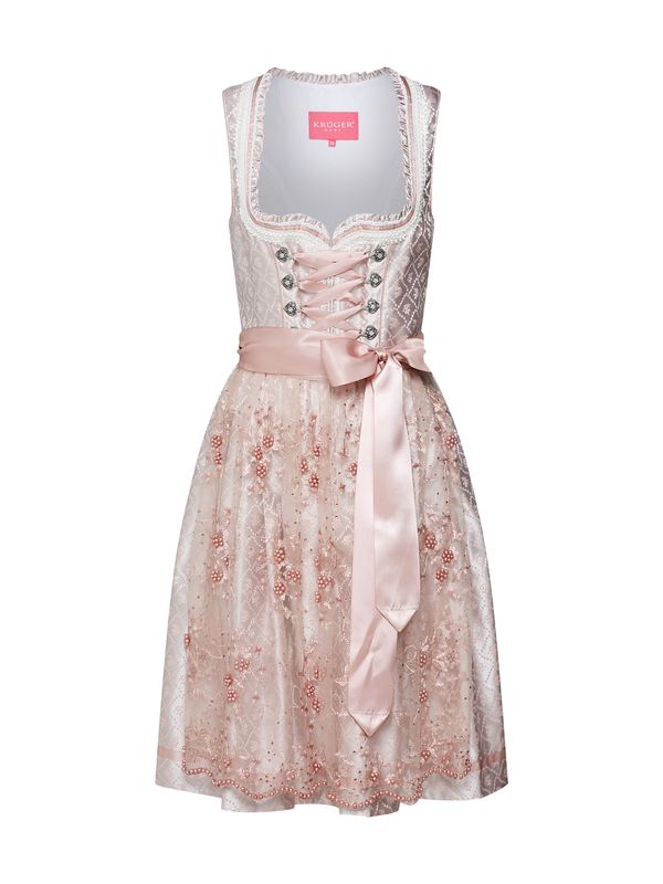 Krüger Madl Krüger Madl Рокля в стил Dirndl  бледорозово