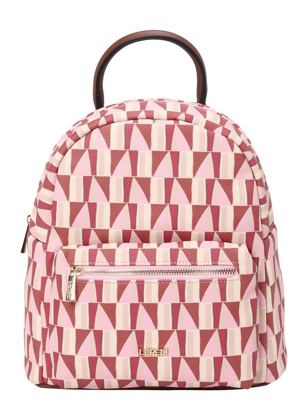 L.CREDI L.CREDI Раница 'Madeline'  бежово / кафяво / бледорозово / малина