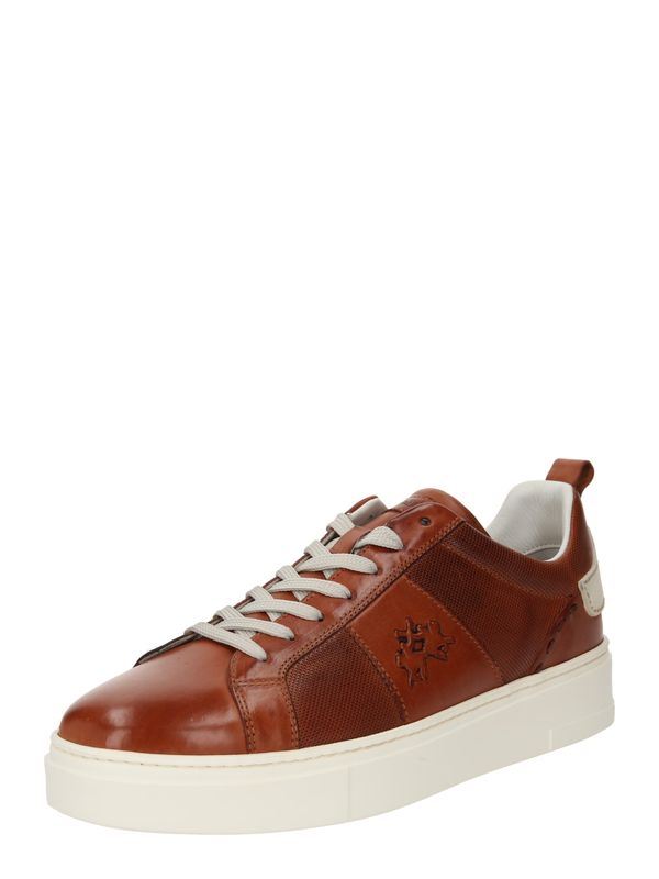 La Martina La Martina Ниски маратонки 'TODI'  ръждиво кафяво / бяло