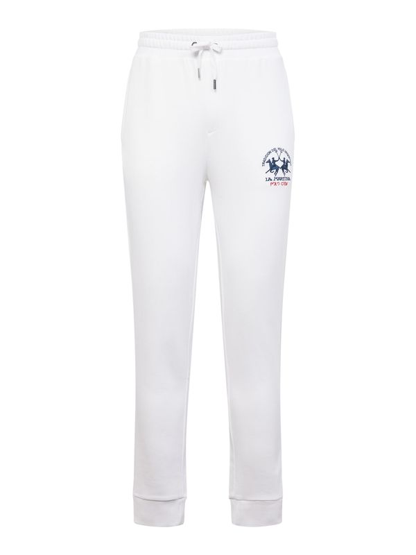 La Martina La Martina Панталон  нейви синьо / червено / мръсно бяло