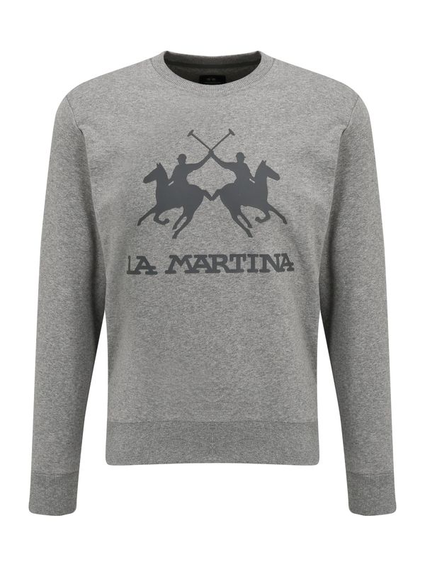 La Martina La Martina Суичър  базалтово синьо / сив меланж