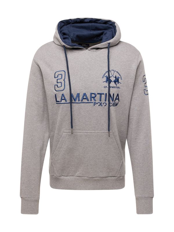 La Martina La Martina Суичър  морскосиньо / сив меланж