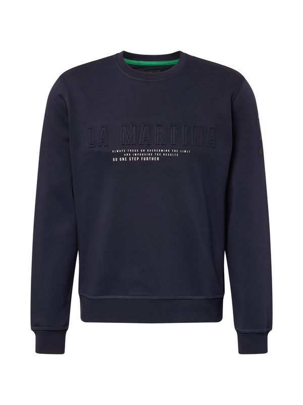 La Martina La Martina Суичър  нейви синьо / бяло