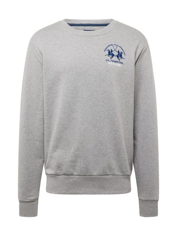 La Martina La Martina Суичър  нейви синьо / сиво / бяло