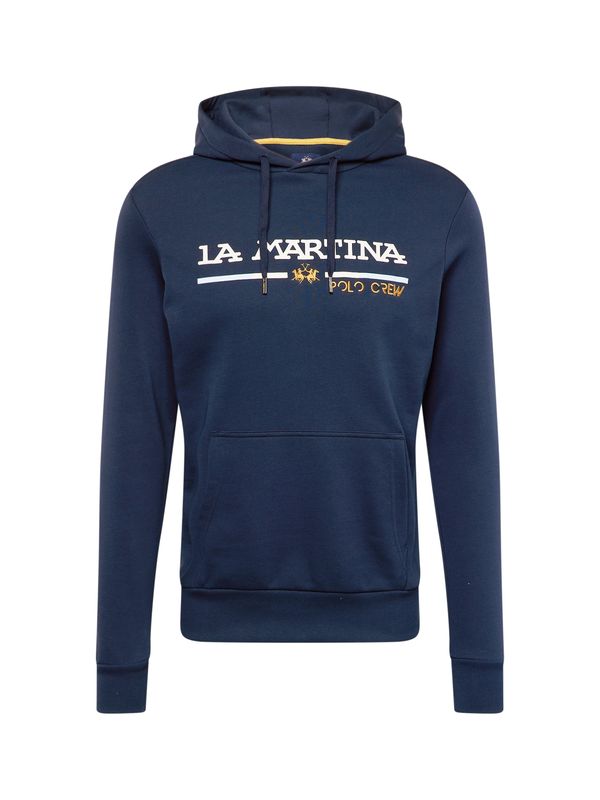 La Martina La Martina Суичър  нейви синьо / златистожълто / бяло