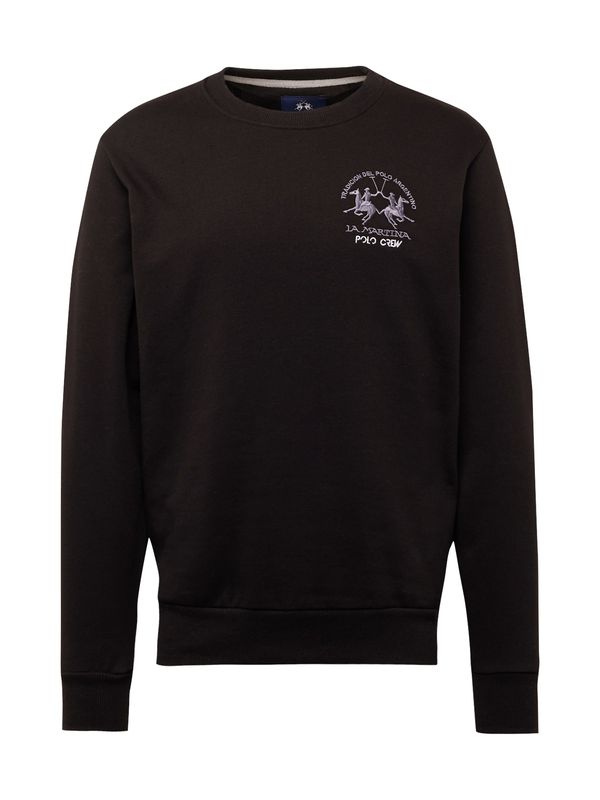 La Martina La Martina Суичър  сиво / черно / бяло