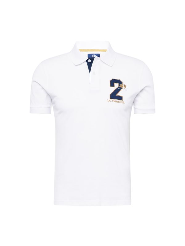 La Martina La Martina Тениска  бежово / нейви синьо / мръсно бяло