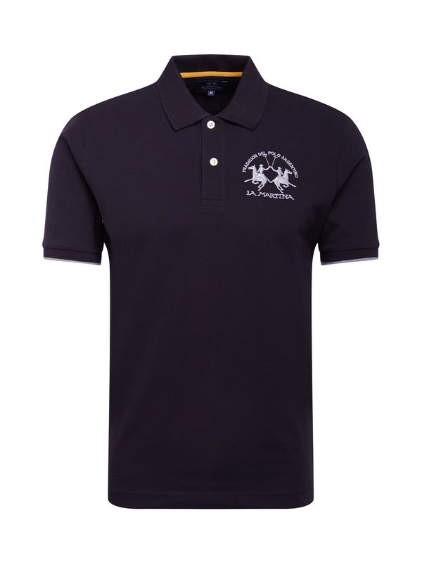 La Martina La Martina Тениска  черно / бяло