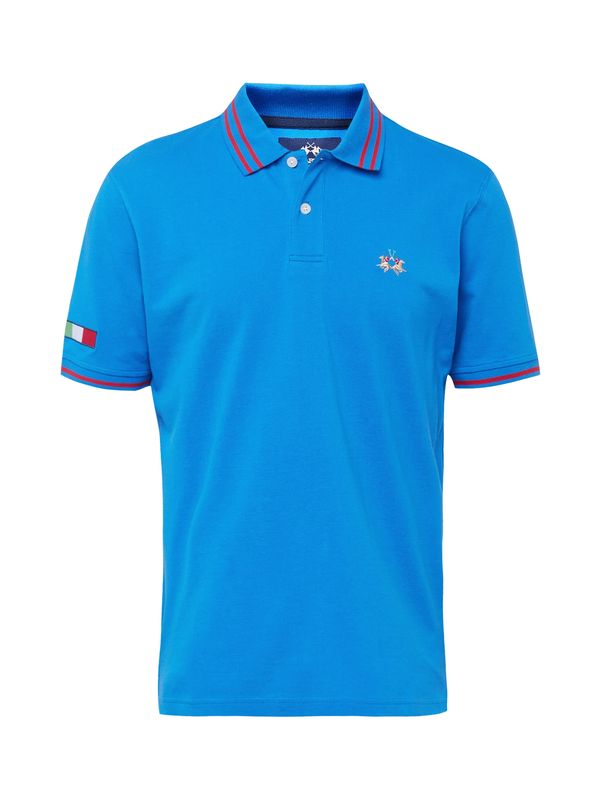 La Martina La Martina Тениска  кралско синьо / червено / бяло