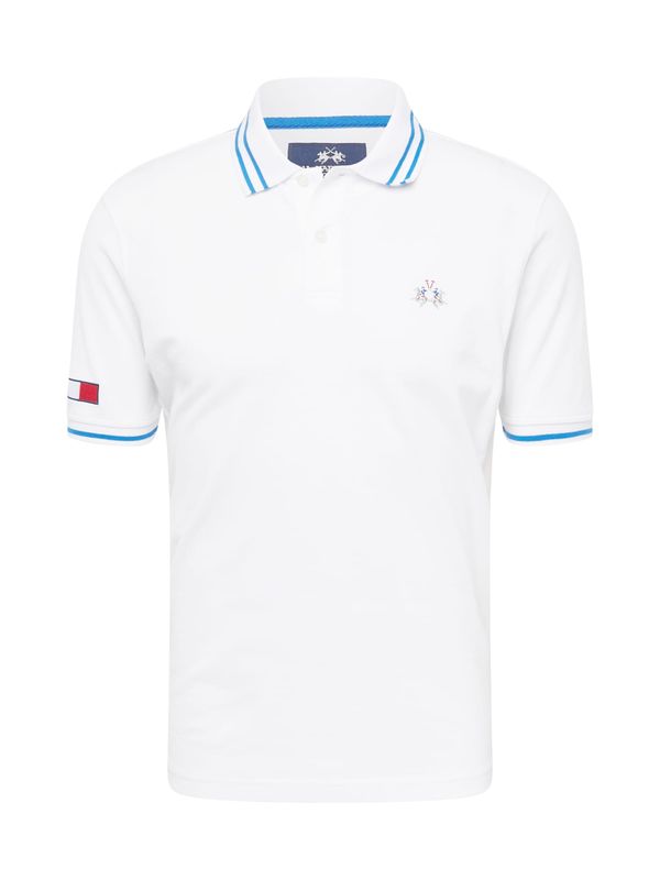 La Martina La Martina Тениска  лазурно синьо / червено / бяло