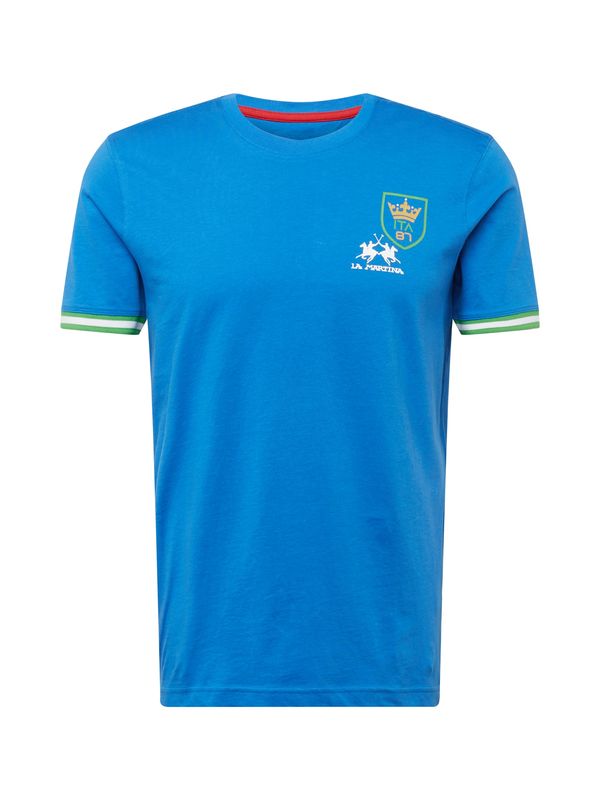 La Martina La Martina Тениска  небесносиньо / зелено / бяло