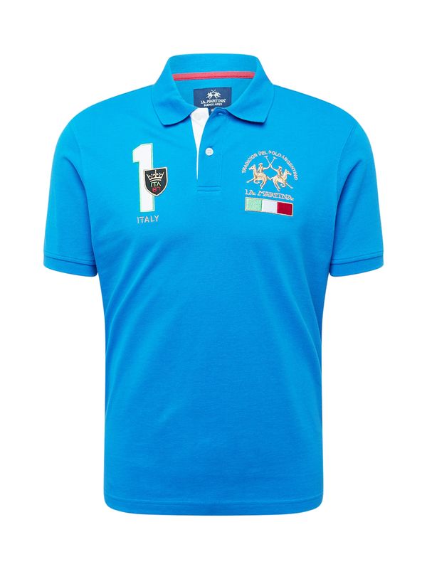 La Martina La Martina Тениска  небесносиньо / зелено / червено / бяло