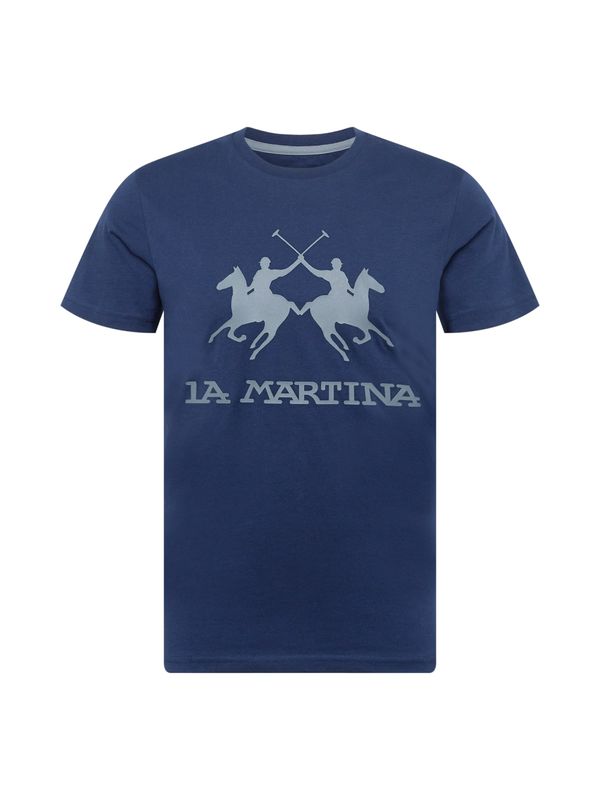 La Martina La Martina Тениска  нейви синьо / опушено синьо