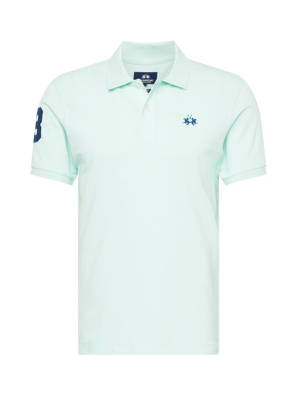 La Martina La Martina Тениска  пастелно синьо / тъмносиньо