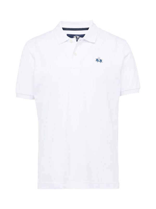 La Martina La Martina Тениска  синьо / бяло