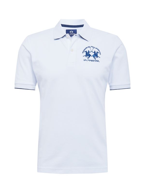 La Martina La Martina Тениска  синьо / бяло