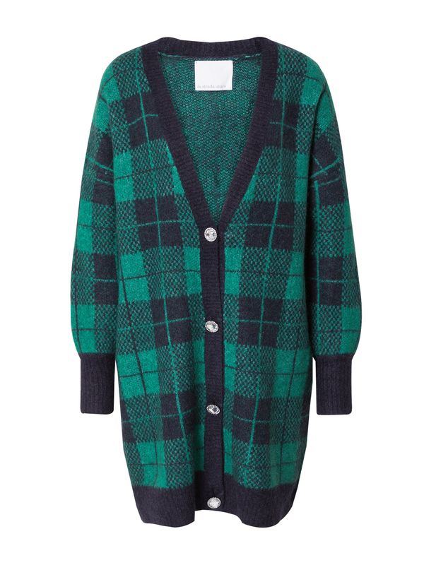 LA STRADA UNICA LA STRADA UNICA Плетена жилетка  нефритено зелено / черно