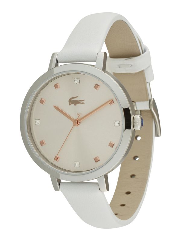 LACOSTE LACOSTE Аналогов часовник 'RIGA'  бяло