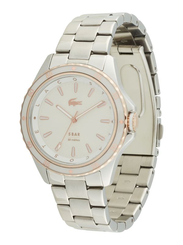 LACOSTE LACOSTE Аналогов часовник 'SANTORINI'  злато / сребърно